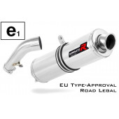 EU Approved Exhaust Silencer ROUND 2006 - 2009