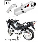 EU Approved Exhaust Silencer OVAL 2004 - 2009