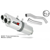 EU Approved Exhaust Silencer OVAL 2007 - 2009