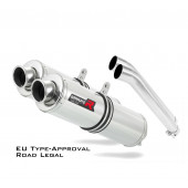1000 V-STROM EU Approved Exhaust Silencer ROUND 2002 - 2012