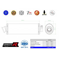 Dominator - RSV 1000 R kipufogó OVAL 2004 - 2009