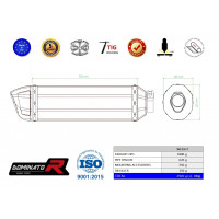 Dominator - RSV4 RF kipufogó HP1