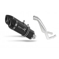 Aprilia ETV 1000 Caponord 2001 - 2004 Dominator kipufogó HP1 BLACK + dB killer medium