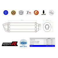 Dominator - Pegaso 650 Strada kipufogó HP1 2005 - 2006