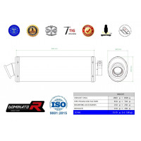 Dominator - Pegaso 650 Factory kipufogó OVAL 2007 - 2010