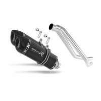 Aprilia ETV 1000 Caponord 2005 - 2007 Dominator kipufogó HP1 BLACK + dB killer medium