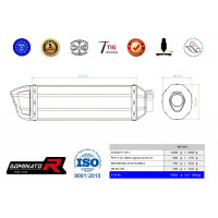 Dominator - Shiver 900 kipufogó HP1 2017 - 2019