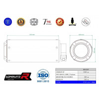 Dominator - RSV4 R / APRC / Factory LOW LEVEL kipufogó GP 2011 - 2015