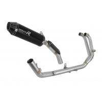 Aprilia Tuareg 660 2021 - 2023 Dominator teljes kipufogó rendszer Collector Silencer HP3 BLACK + dB killer medium