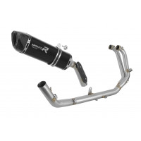 Aprilia Tuareg 660 2021 - 2023 Dominator teljes kipufogó rendszer Collector Silencer HP6 BLACK + dB killer medium