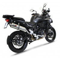 Benelli TRK 502 X 2018 - 2021 Dominator kipufogó OV + dB killer medium