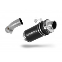 BMW R1200R 2010 - 2014 Dominator kipufogó GP1 BLACK + dB killer medium