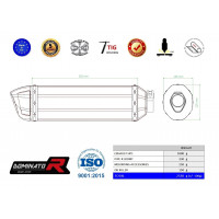 R1200RT E-jeles Dominator kipufogó HP1 2010 - 2013