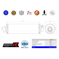R1200RT E-jeles Dominator kipufogó ROUND 2010 - 2013