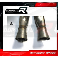 Dominator - S1000RR Exhaust Cat Eliminator DECAT 2012 - 2014