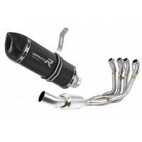 BMW S1000RR EX 2017 - 2018 Dominator teljes kipufogó rendszer Collector Silencer HP1 BLACK + dB killer medium