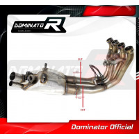 Dominator - S1000RR Exhaust Cat Eliminator DECAT 2017 - 2018