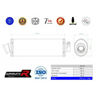 Dominator - BMW F750GS 2018 - 2020 kipufogó OV