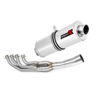 Dominator - K1200RS Exhaust FULL SYSTEM Manifold Silencer OVAL 1997 - 2000