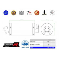 Dominator - BMW F750GS 2021 - 2022 kipufogó GP1