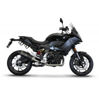 BMW F900XR 2020 - 2023 Dominator teljes kipufogó rendszer Collector Silencer HP5 BLACK + dB killer medium