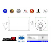 Dominator - SPYDER RT-S 1330 kipufogó GP 1 2014 - 2017