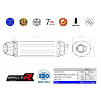 Dominator - Multistrada DS 1000 kipufogó HP1 2003 - 2007