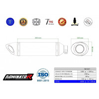 Dominator - Ducati Panigale V2 2020 - 2023 Teljes kipufogó rendszer, összekötőcső + kipufogó Titanium HP8 + dB killer
