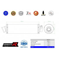 Honda VFR 800 X Crossrunner 2015 - 2021 Dominator kipufogó ST + dB killer medium