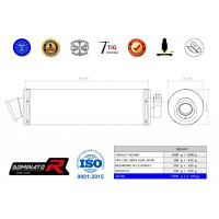 Dominator - CBR 1000F DUAL kipufogó ROUND 1988 - 2000