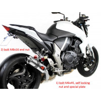 Honda CB 1000 R 2008 - 2017 Dominator kipufogó GP1 + dB killer medium