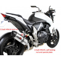 Honda CB 1000 R 2008 - 2017 Dominator kipufogó HP1 + dB killer medium
