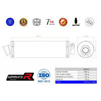 Dominator - HONDA CB 600F HORNET kipufogó ROUND 1998 - 2002