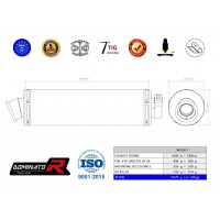 Dominator - VTR 1000 SP2 kipufogó ROUND 2002 - 2006