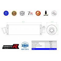 Honda CB 500 F 2013 - 2015 Dominator kipufogó ST + dB killer medium