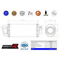 Dominator - XR 125 L kipufogó MX2 2003 - 2013