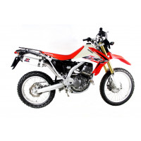 Honda CRF 250 L 2012 - 2016 PowerBomb Dominator teljes kipufogó rendszer Collector Silencer MX2 + dB killer medium