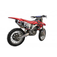 Honda CRF 250 R 2004 - 2005 Dominator kipufogó MX2 + dB killer medium