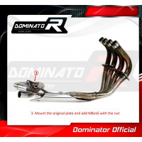 Dominator - CB 600F HORNET PC41 Exhaust Cat Eliminator DECAT 2007 - 2013