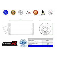Honda CBR 900RR Fireblade SC33 1996 - 1999 Dominator kipufogó GP1 + dB killer medium