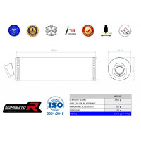 Dominator - CBR 900 RR FIREBLADE SC33 kipufogó ROUND 1996 - 1999