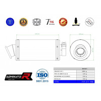Dominator - CB 1000 R kipufogó GP 1 2018 - 2019
