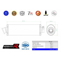 Dominator - Honda CBF 600 2008 - 2013 kipufogó OV