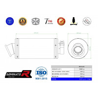 Dominator - VFR 800 F kipufogó GP 1 2014 - 2019