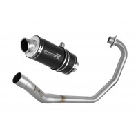 Honda CBF 125 2009 - 2014 Dominator teljes kipufogó rendszer Collector Silencer GP1 BLACK + dB killer medium