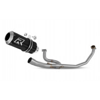 Honda VTR 250 2009 - 2015 Dominator teljes kipufogó rendszer Collector Silencer GP BLACK + dB killer