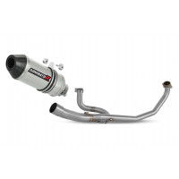 Dominator - Honda VTR 250 2009 - 2015 Teljes kipufogó rendszer, összekötőcső + kipufogó HP3 + dB killer