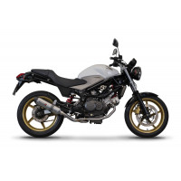Dominator - Honda VTR 250 2009 - 2015 Teljes kipufogó rendszer, összekötőcső + kipufogó HP3 + dB killer
