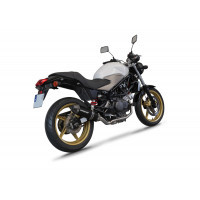 Dominator - Honda VTR 250 2009 - 2015 Teljes kipufogó rendszer, összekötőcső + kipufogó HP3 BLACK + dB killer