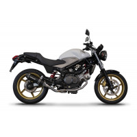 Dominator - Honda VTR 250 2009 - 2015 Teljes kipufogó rendszer, összekötőcső + kipufogó HP3 BLACK + dB killer